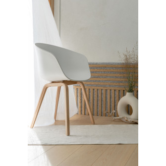 Wooden wall panel 2700 x 400mm (Grey - Light oak)
